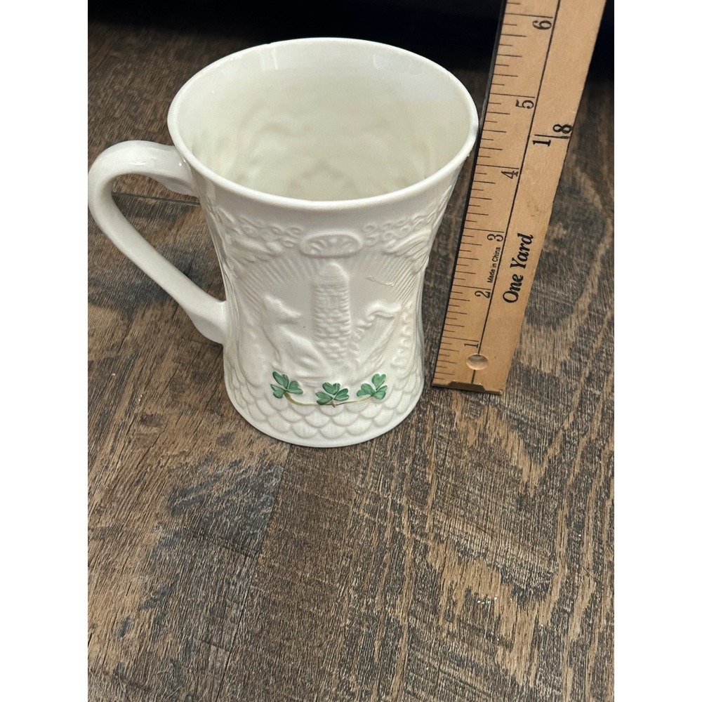 Belleek Ireland 2007 Edition 150th Anniversary Mug Signed Naomi Sloan Ivory - Picture 7 of 7
